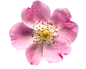Obraz premium pink flower isolated png
