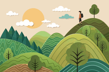 Naklejka premium cutting-edge symmetrical creative resource - for promotional content