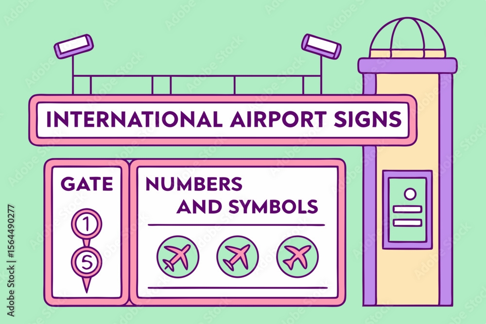 Poster layout of international - abstract vector file