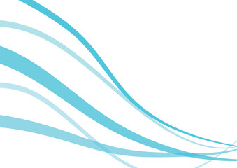 水色のウェーブ背景素材