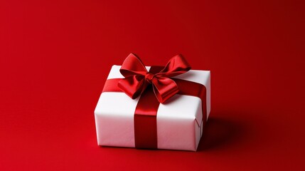 Obraz premium pink gift box. A delightful pastel container for a cherished present a lovely surprise within a charming package a sweet treasure awaiting discovery in a pretty container.