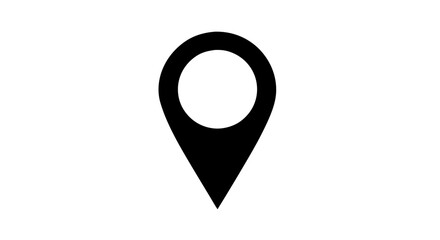 Vector Map Pin Icon for Navigation and Location Marking Map Marker Illustration for GPS, Navigation, and Location-Based Services 