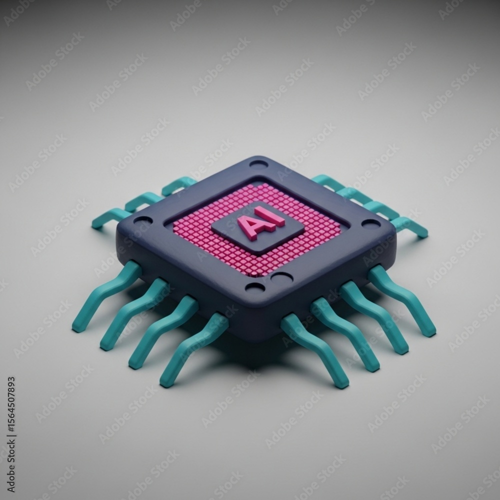 Poster ai chip technology revolutionizing computing in 2024