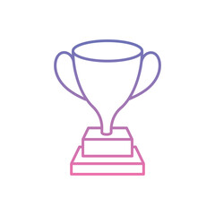 Trophy Icon vector stock illustration