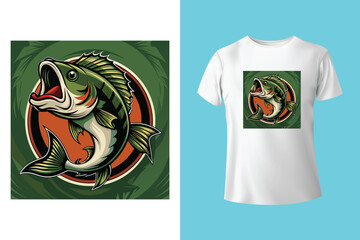 Trendy Fishing T shirt Design. Fishing t-shirt design vector, fishing creative t-shirt design, t-shirt print, Typography graphic t- shirt design vector