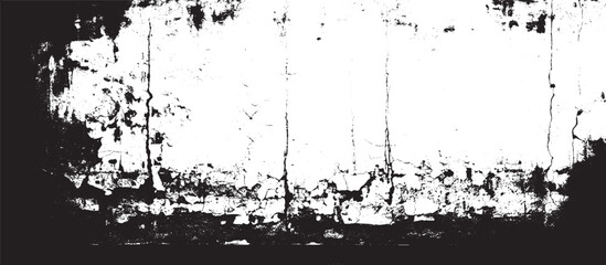  Black and white texture vector. Distressed overlay texture. Grunge background. Abstract textured effect. Vector Illustration