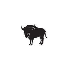 Bull horn logo and symbols template icons app vector