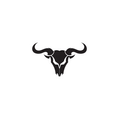 Bull horn logo and symbols template icons app vector