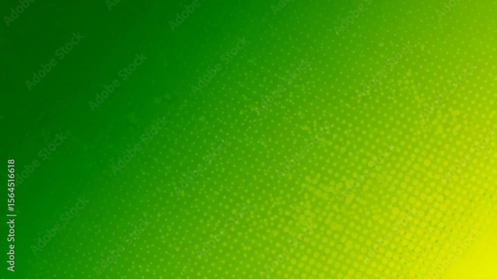 Poster a vibrant green gradient background with a halftone dot pattern creates a modern and abstract textur