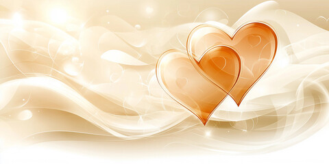 Valentine’s hearts image for banner and web backgrounds