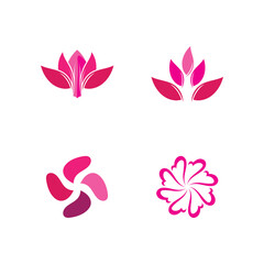 Vector Lotus Flower Sign for Wellness, Spa and Yoga design