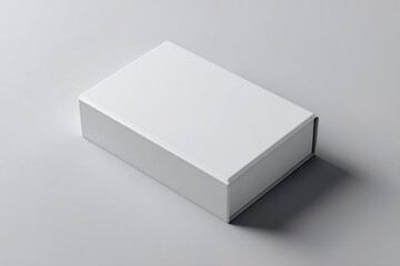 Blank White Box Packaging Mockup. High quality