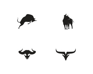Bull horn logo and symbols template icons app