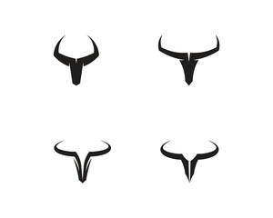 Bull horn logo and symbols template icons app
