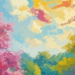 Various oil paintings, flowers, Mianyang homes, landscapes, cows, flying birds, plum blossoms, deer, forests, streams, ducks, chrysanthemums, tulips