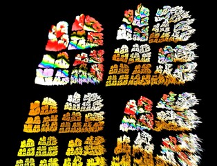 Imaginatory fractal abstract background Image