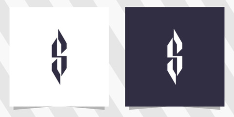 letter s logo design vector