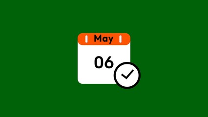 Calendar icon illustration. Calendar date symbol. Schedule calendar with check mark icon.