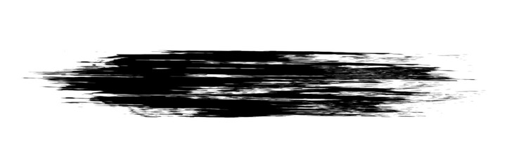 Grunge badge brush  hand drawn black sticker. vector ilustration