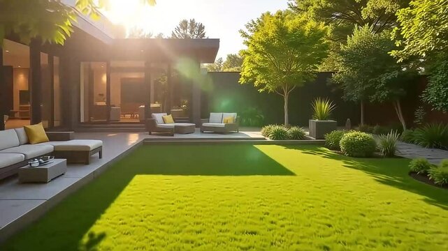 Modern backyard design ideas: landscaping, patio furniture, lawn and garden inspiration guide