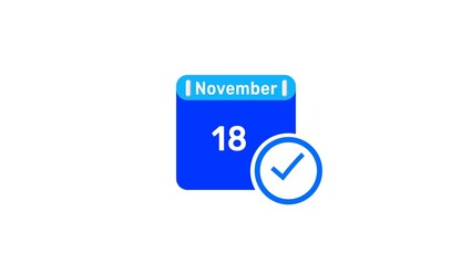 Calendar icon illustration. Calendar date symbol. 