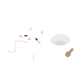 rabbit, bunny, animal, easter, cartoon, illustration, hare, cute, pet, animals, art, mammal, baby, 토끼, 하얀토끼, 토끼, 귀여운 토끼, 토끼 캐릭터, 동물, 포유류, 사랑토끼, 사랑둥이, 행복한토끼, 행복토끼, happy rabbit, cute rabbit, 배부른토끼, 과식토