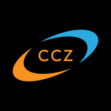 Dynamic Tech Logo Design with CCZ Letters and Abstract Motion Elements &ndash; Modern Business Identity .CCZ Letter Logo.
