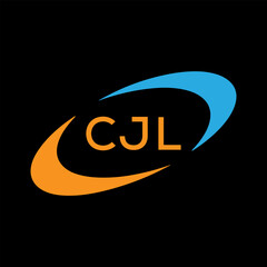 Dynamic Tech Logo Design with CJL Letters and Abstract Motion Elements – Modern Business Identity .CJL Letter Logo.
