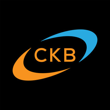 Dynamic Tech Logo Design with CKB Letters and Abstract Motion Elements &ndash; Modern Business Identity .CKB Letter Logo.
