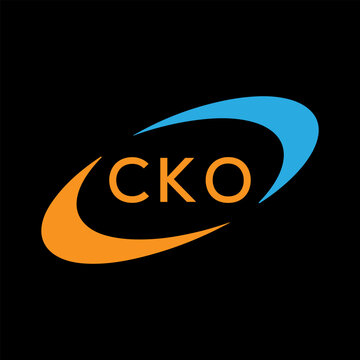 Dynamic Tech Logo Design with CKO Letters and Abstract Motion Elements &ndash; Modern Business Identity .CKO Letter Logo.
