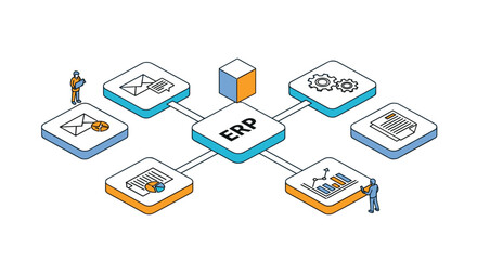 Enterprise resource planning system for business process optimization and growth