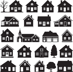 Cozy House Silhouette Vector Clipart

Minimalist Home Outline Design for Print and Cut

Rustic Cottage Silhouette &ndash; SVG & PNG File

Modern House Icon &ndash; Simple Black Silhouette

Vintage Home Silhouette