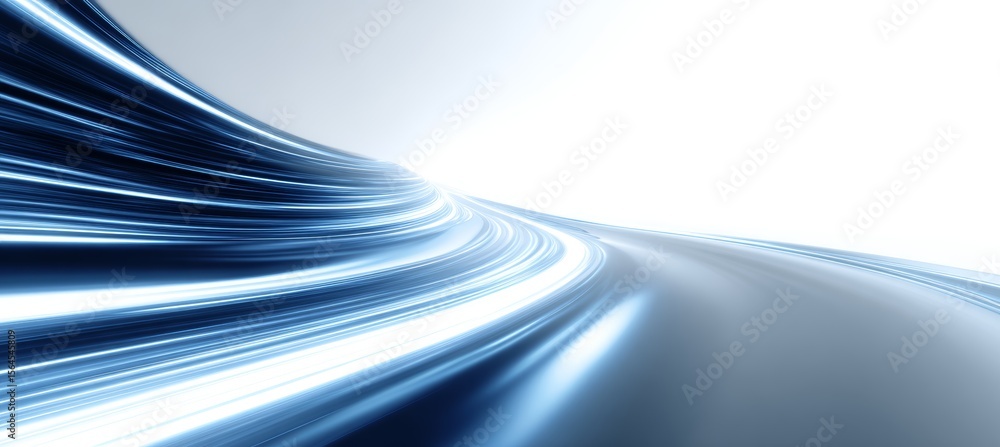 Poster light curve warp time effect. generative ai technology.