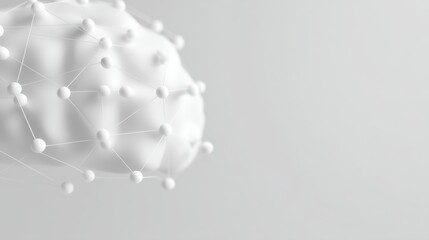 Abstract representation of a brain with neural connections