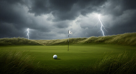Stormy golf course (2)