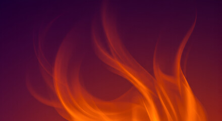 Abstract flames against a gradient background
