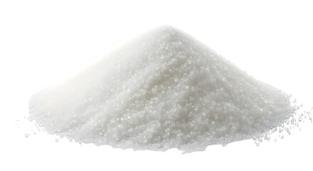 Granulated Sugar Pile, isolated on transparent background