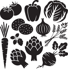 Fresh Fruit Silhouette Collection

Tropical Fruits Vector Design

Healthy and Juicy Fruit Art

Colorful Fruit Icons Illustration

Organic Fruit Set for Kitchen Decor