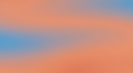 Abstract gradient of peach and blue