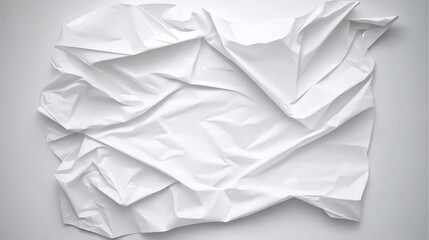 Obraz premium Abstract White Creased Fabric