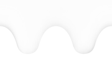 Abstract Liquid Drip on Isolated Background, Clean and Minimal, Liquid glass transparent UI element