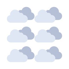 clouds in the sky a few minutes before rain 