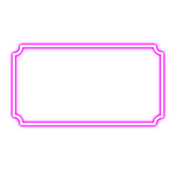 Neon Price Tag Label Icon