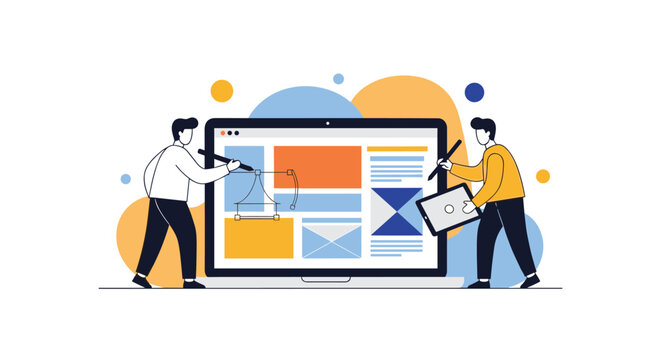 Innovative web design process engaging visuals for modern digital experiences