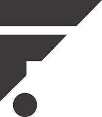 Letter F Logotype Element