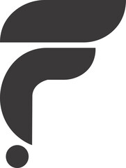 Letter F Logotype Element