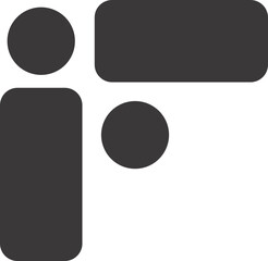 Letter F Logotype Element