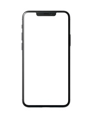 A simple sketch illustration of a mobile phone isolated on a clean white background.
