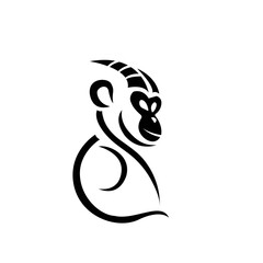  monkey Logo or icon in Ai Format 