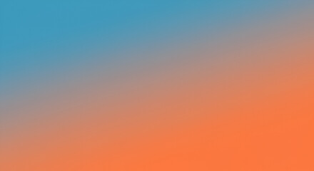 Soft gradient of cool and warm colors